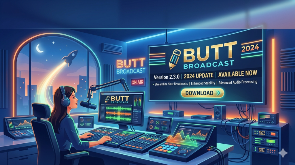 Butt Broadcast (The Complete Guide to Open-Source Audio Streaming)