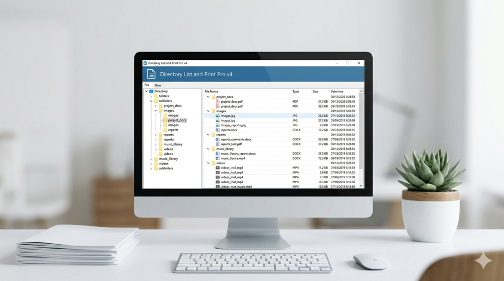 Directory List and Print Pro