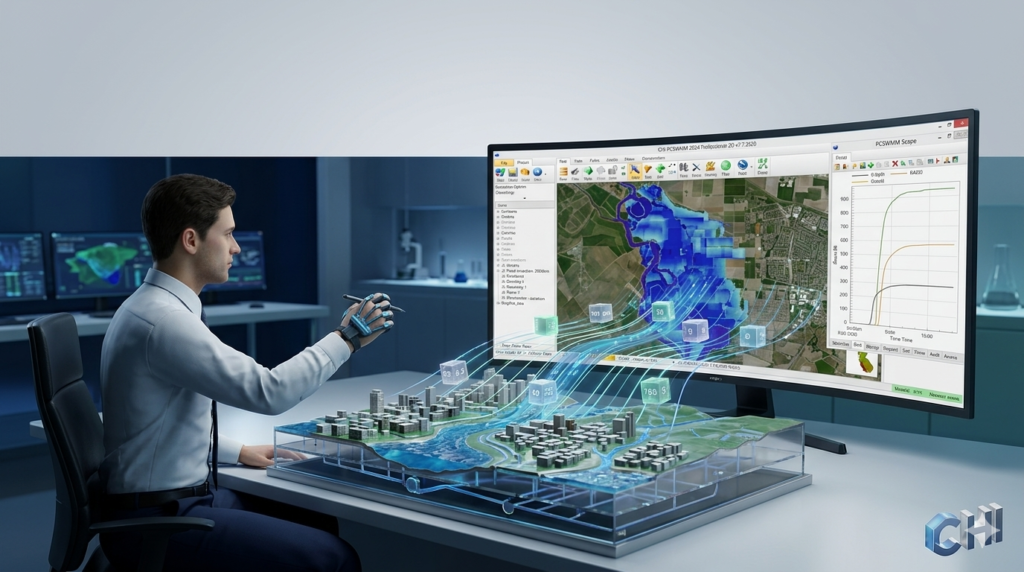 CHI PCSWMM Professional 2D v7.7.3920 (Advanced Stormwater Modeling & Flood Management)