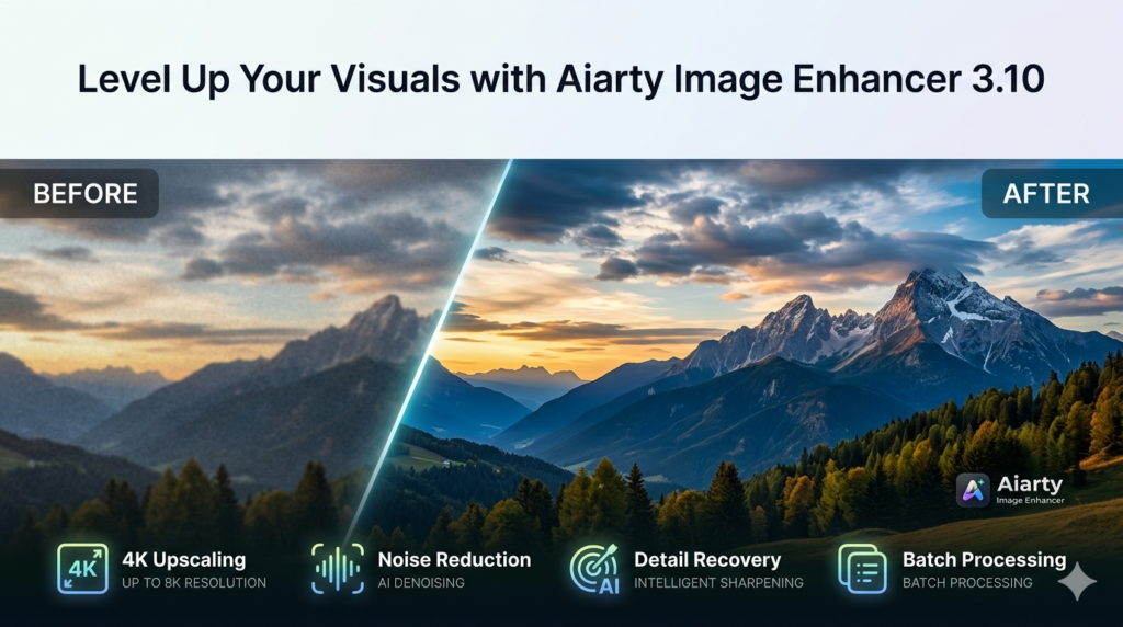 Aiarty Image Enhancer 3.10 Review (AI-Powered Upscaling & Detail Generation)