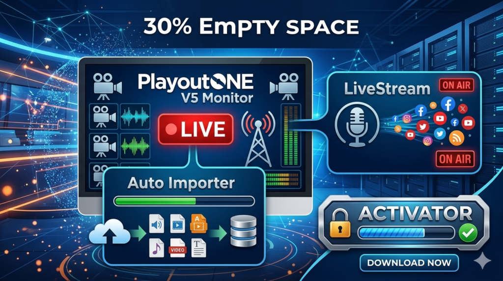 PlayoutONE V5 Monitor: Complete Guide to LiveStream and Auto Importer Features