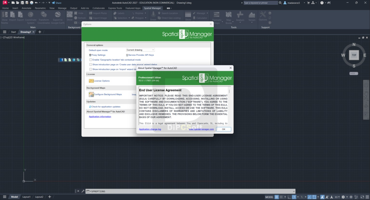 Spatial Manager for AutoCAD 