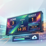 PrecioLED Video Scoreboard V6.91 (Professional Live Sports Scoring Software)