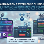 RadioBOSS 7.1.6.2, RadioCaster 3.70 & RadioLogger 4.14 (Complete Broadcasting Suite)