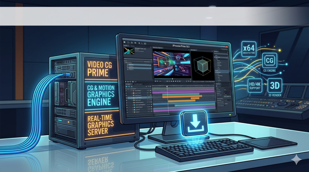 Ross Video XPression Prime 10.5 (Real-Time Broadcast Graphics Engine)