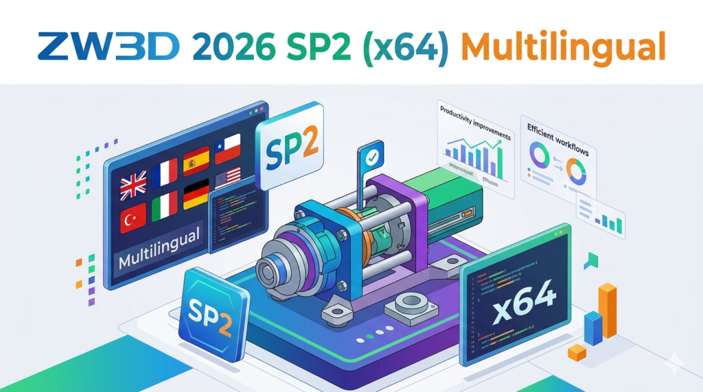 ZW3D 2026 SP2 (x64) Multilingual (Complete CAD/CAM Solution for Modern Manufacturing)