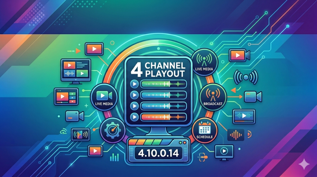 LIVE MEDIA 4 Channel Playout