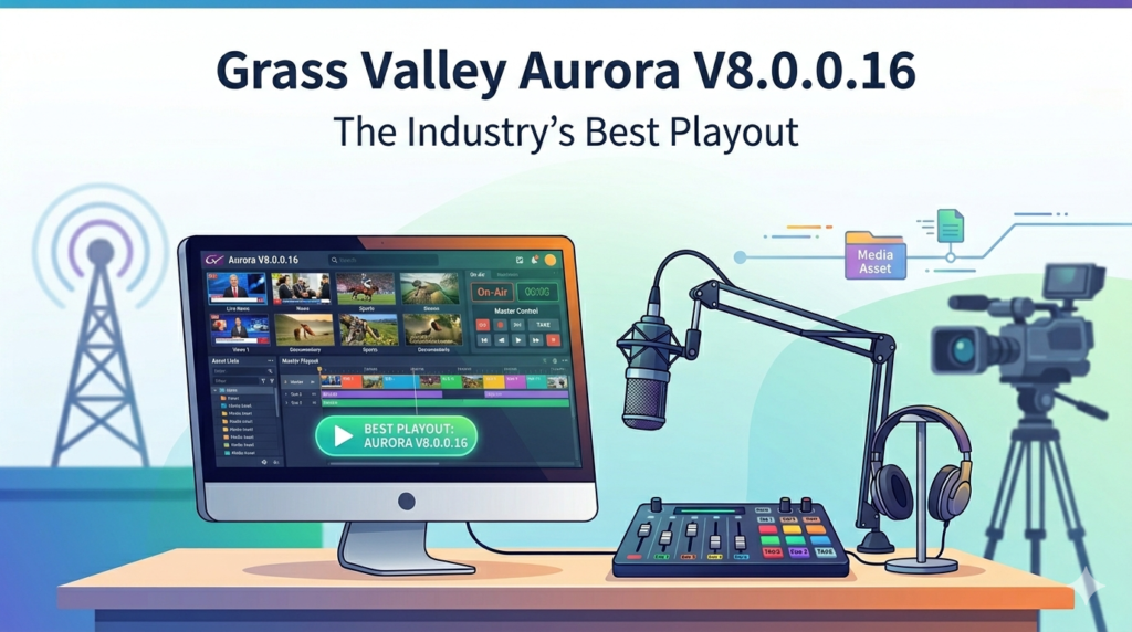 Grass Valley Aurora V8.0.0.16 (Optimized Playout & Newsroom Control System)