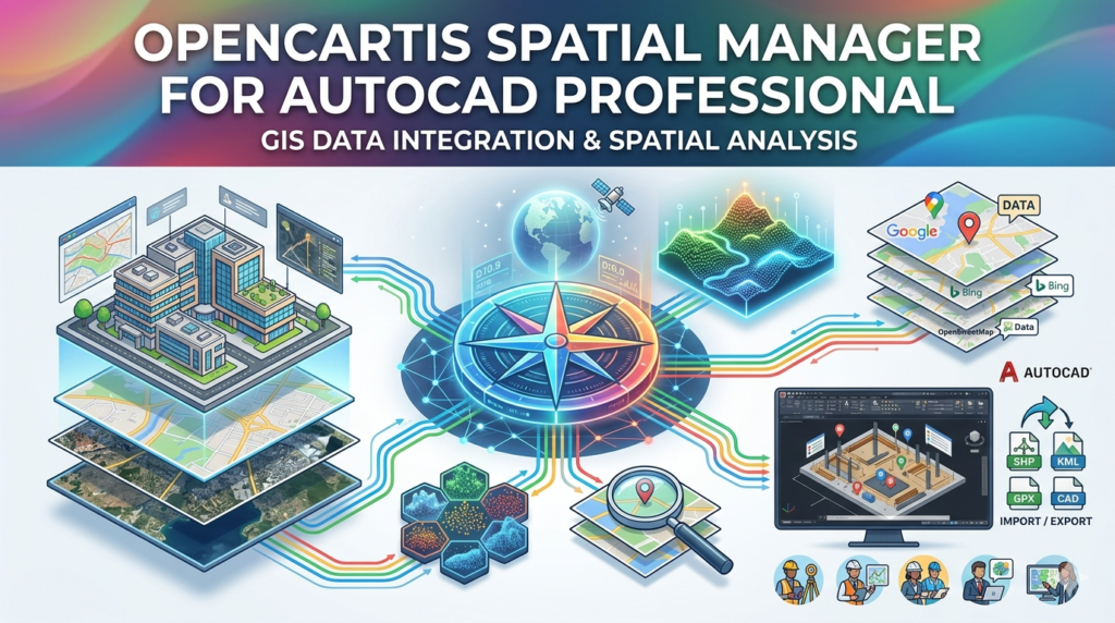 Spatial Manager for AutoCAD Professional 10.5.1 (Advanced Spatial Data Integration)