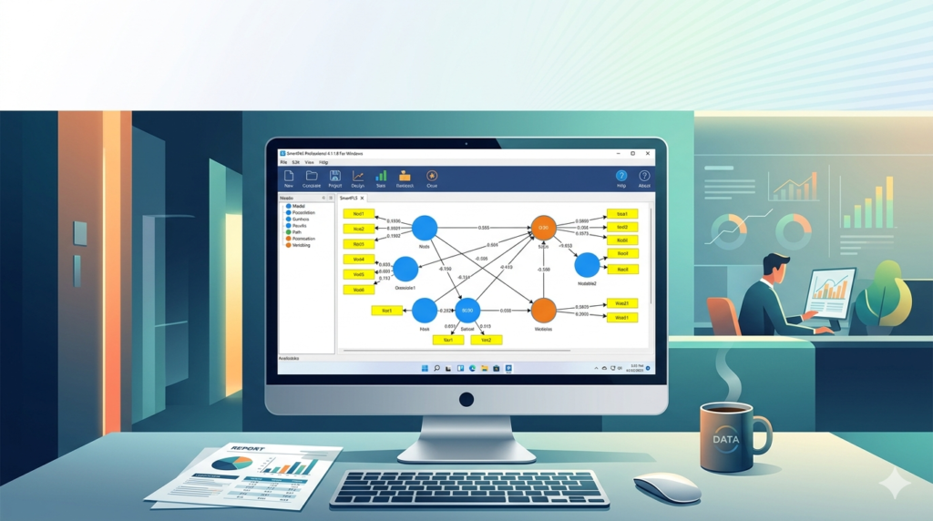 SmartPLS Professional 4.1.1.8 for Windows (Advanced Structural Equation Modeling)