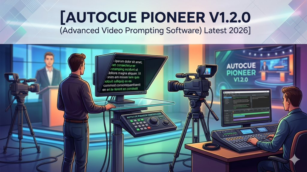 Autocue Pioneer V1.2.0 (Professional Broadcast Teleprompter System)