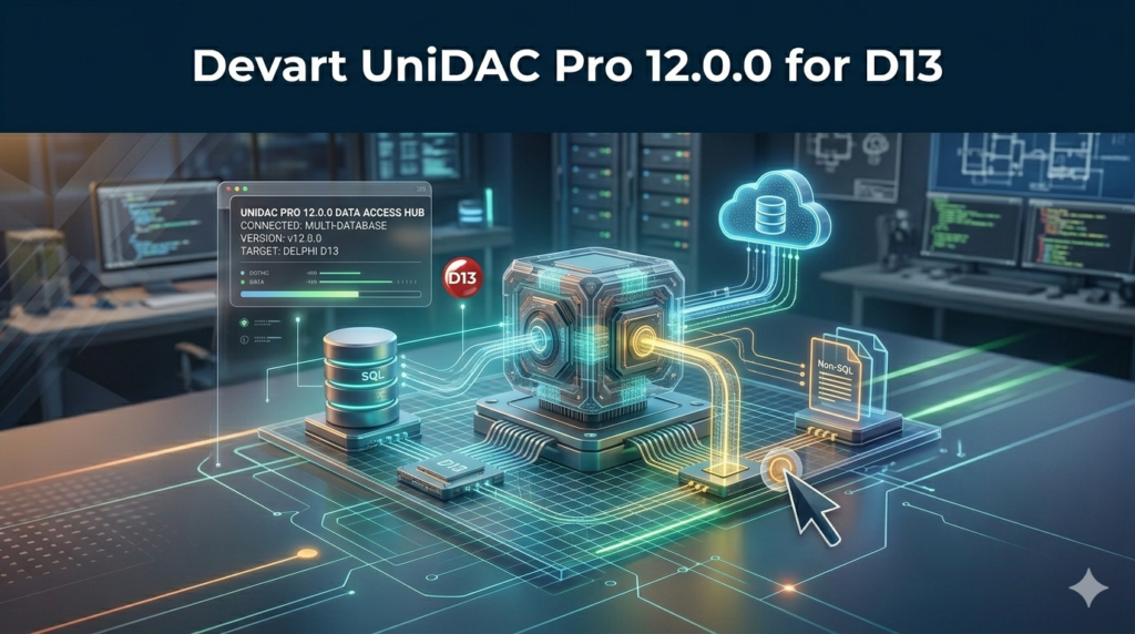Devart UniDAC Pro 12.0.0 for Delphi 13 (Universal Database Access Solution)