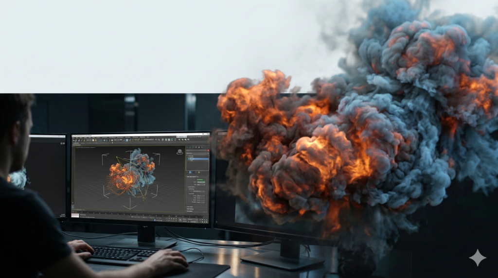 Sitni Sati FumeFX V7.5.2 for 3ds Max 2022–2026 (Professional Fluid Dynamics & VFX Simulation)