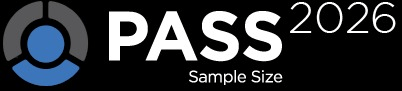 PASS 2026 (Power Analysis & Sample Size)
