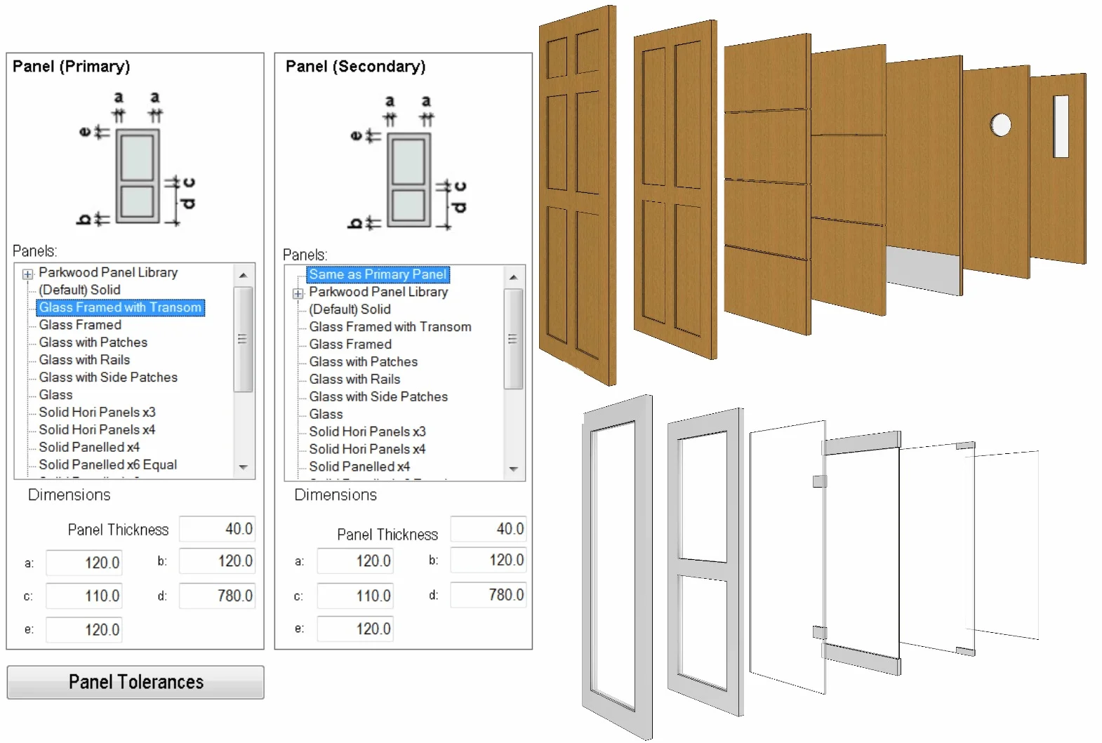 RevitWorks Door Factory Premium 