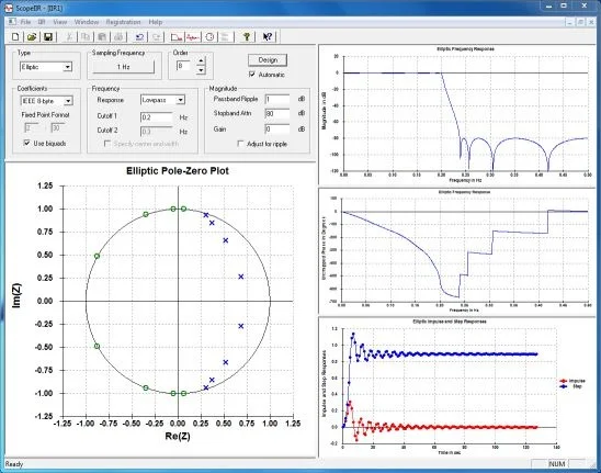 ScopeIIR: IIR Filter Design Software 2026