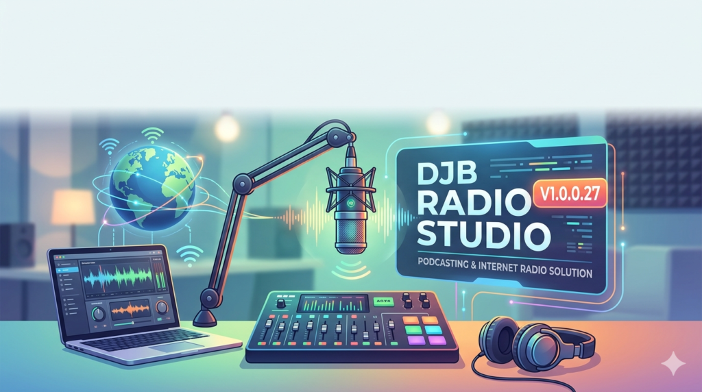 DJB Radio Studio V1.0.0.27 (Podcasting & Radio Tool)