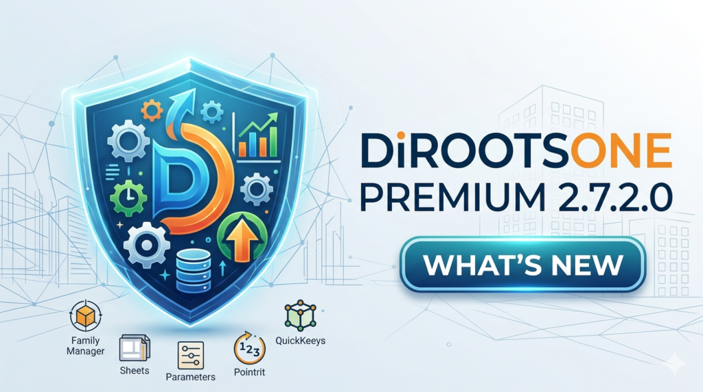 DiRootsOne Premium 2.7.2.0 (Revit Data Manager)