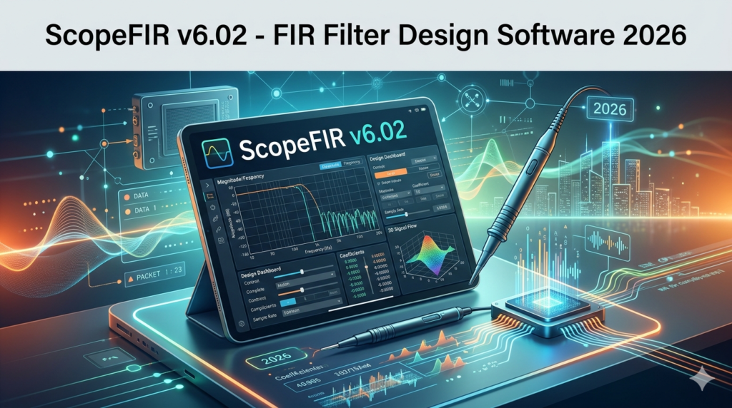 ScopeFIR v6.02 (Professional FIR Filter Software)