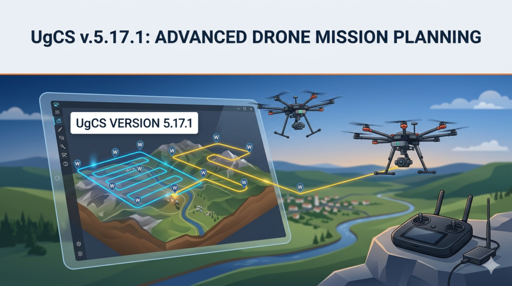 UgCS v5.17.1 (Drone Mission Planning & Automation) Software