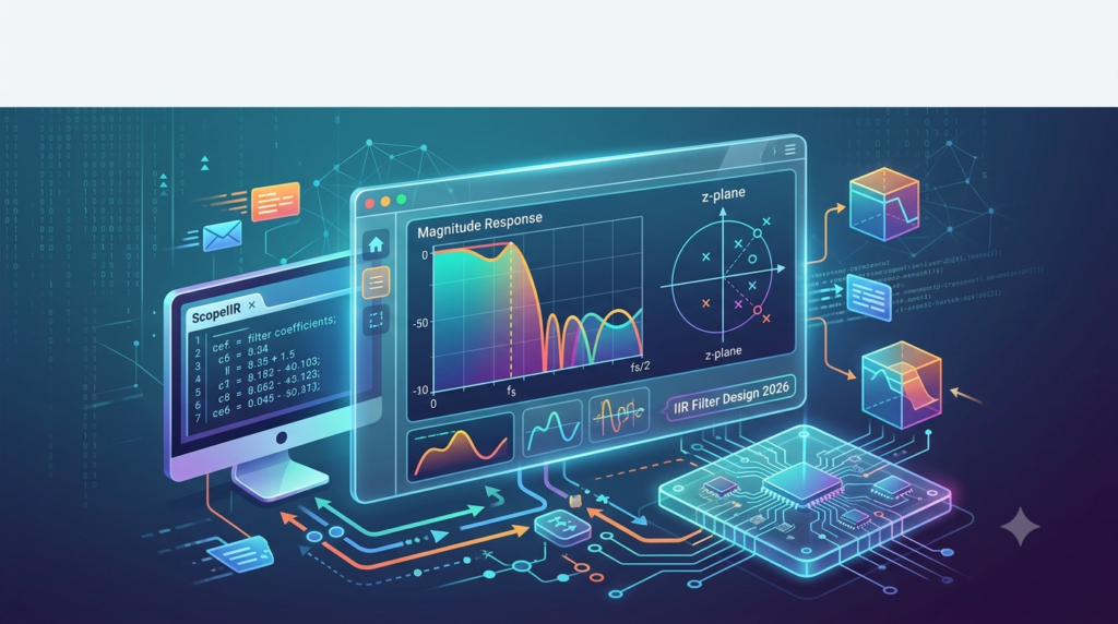 ScopeIIR 2026 (IIR Filter Design Software for Engineers)