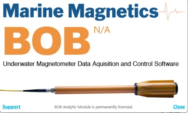 Marine Magnetics BOB Survey Software