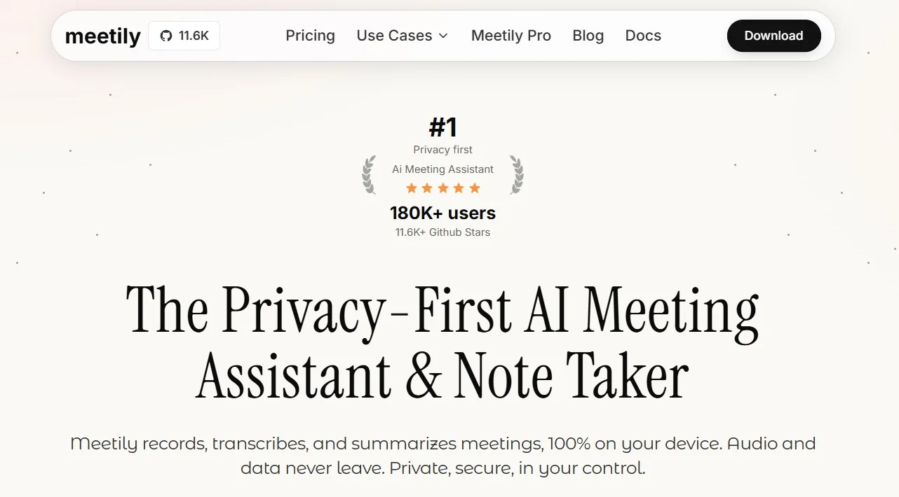 Meetily Pro 