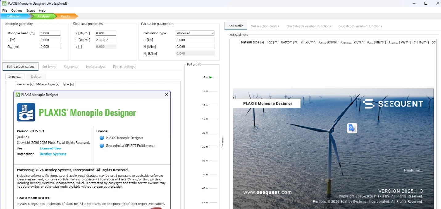 bentley seequent plaxis monopile designer 