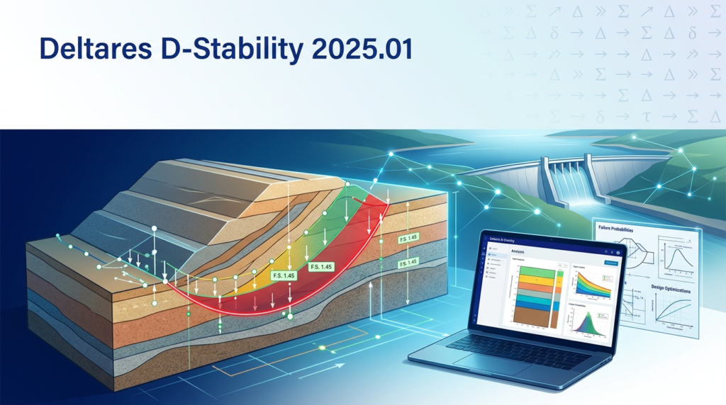Deltares D-Stability 2025.01 (Slope Stability Software)