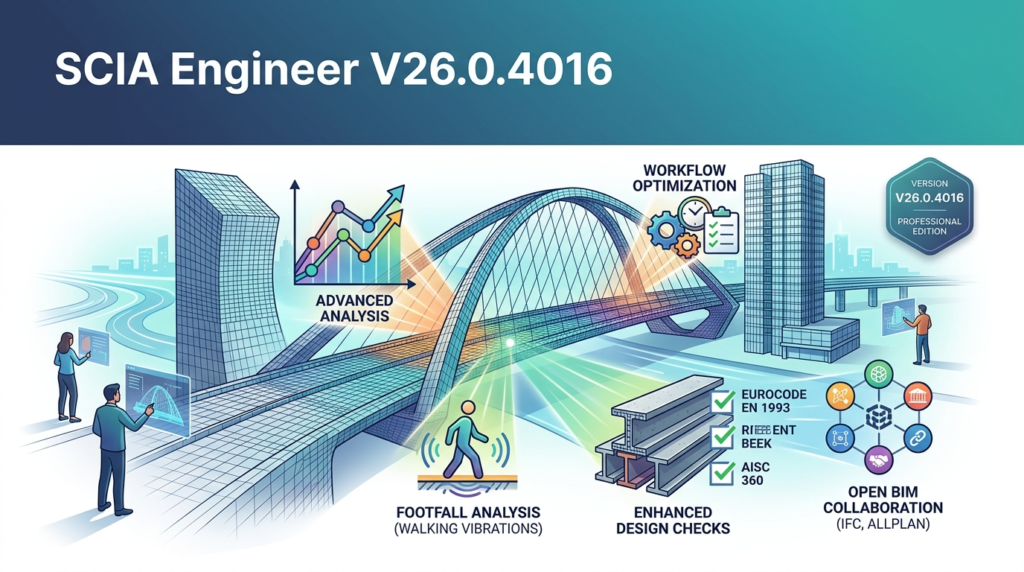 SCIA Engineer v26 (Structural Analysis & BIM Tool)
