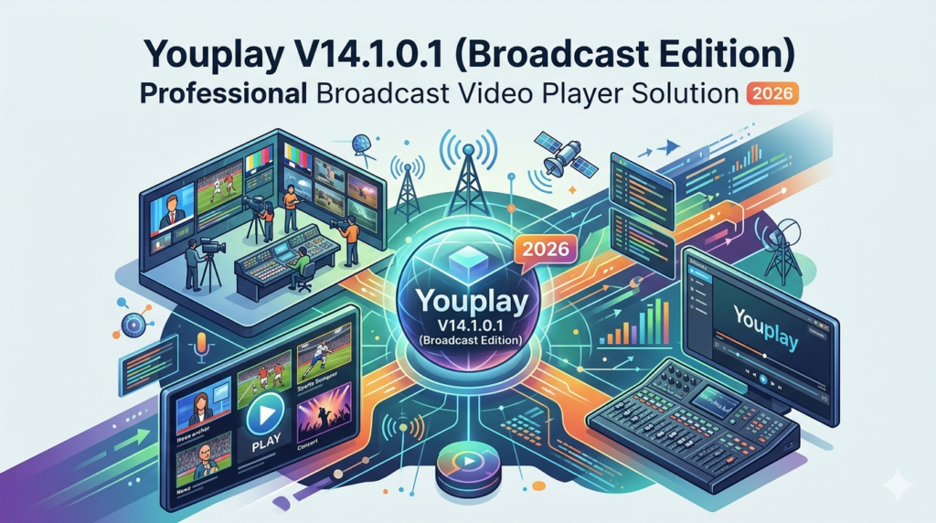YouPlay V14.1.0.1 (Broadcast Video Player 2026)