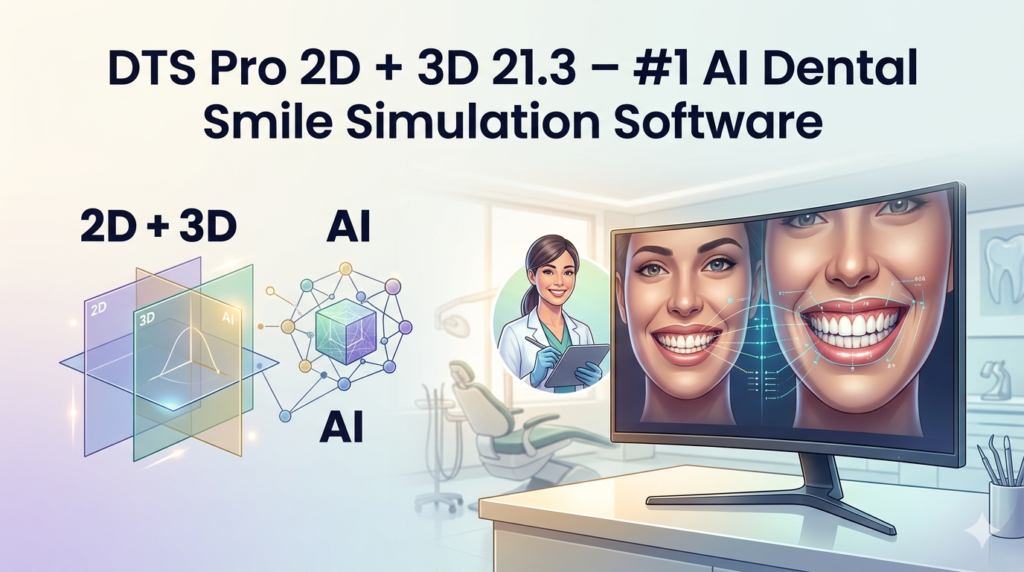DTS Pro 2D+3D 21.3 (AI Dental Simulation)