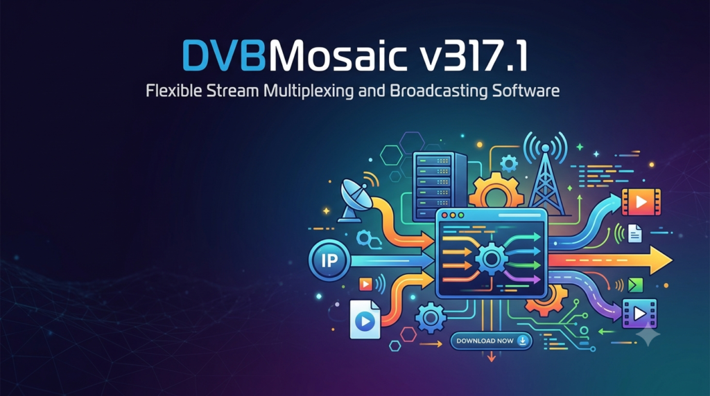 DVBMosaic v317.1 (Multiplexing & Broadcasting Software)