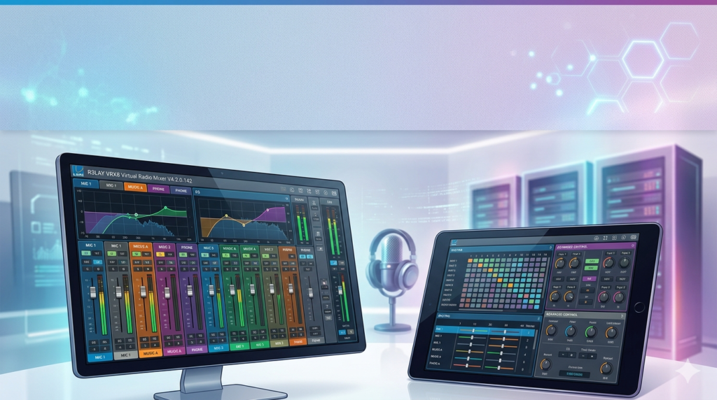 Lawo R3LAY VRX8 4.2.0 (Virtual Mixer Software Review)