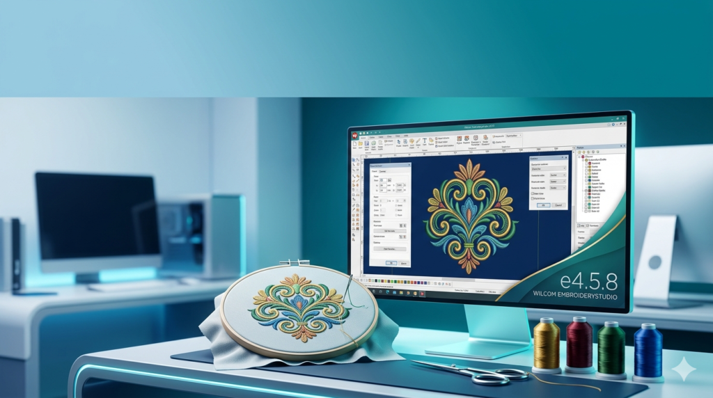 Wilcom EmbroideryStudio e4.5.8 (Pro Digitizing Software)