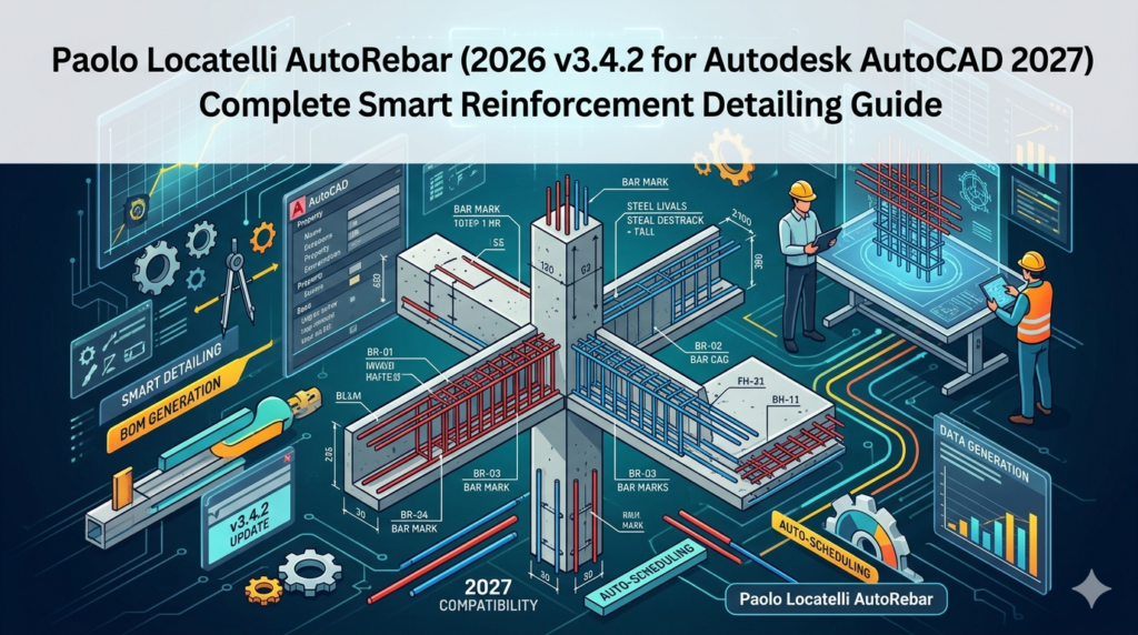 AutoRebar 2026 (for AutoCAD 2027 Detailing Guide)