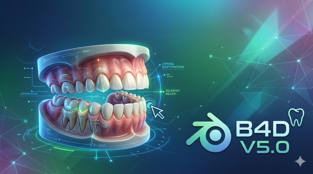 Blender 4 Dental V5.0 (3D Dental Software Guide)