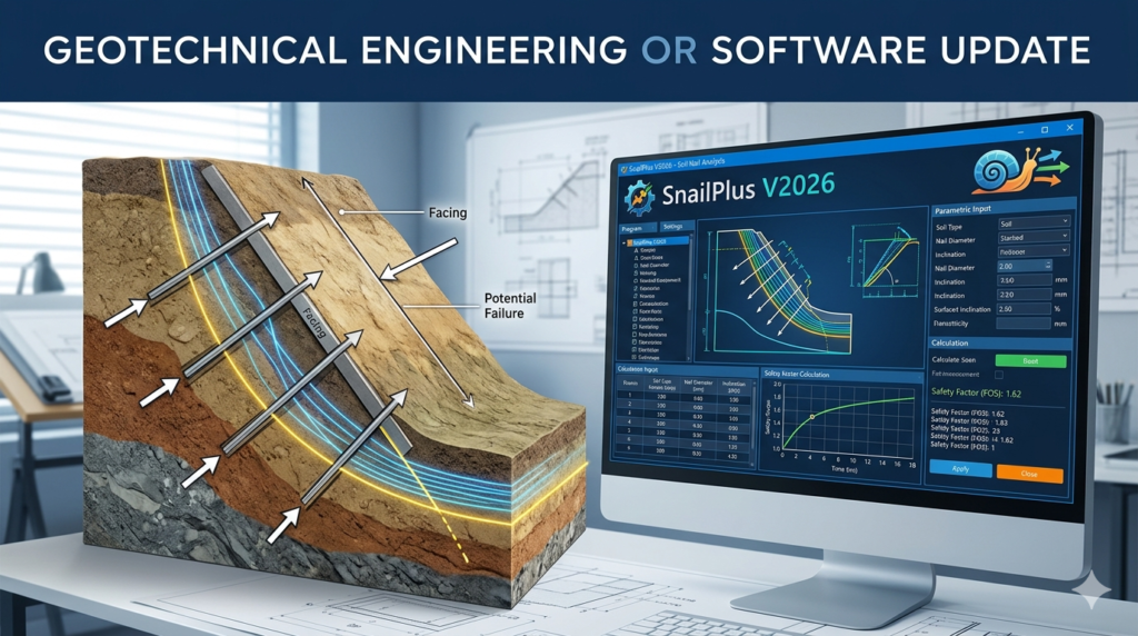SnailPlus V2026 Review (Soil Nail & Slope Software)