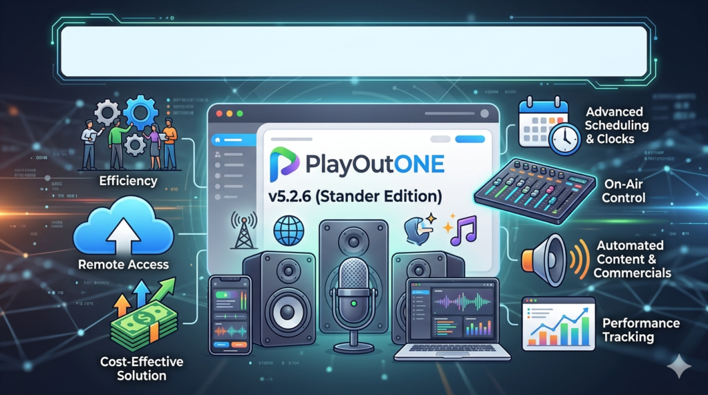 PlayoutONE Standard 5.4 (Free Radio Broadcasting Tool)
