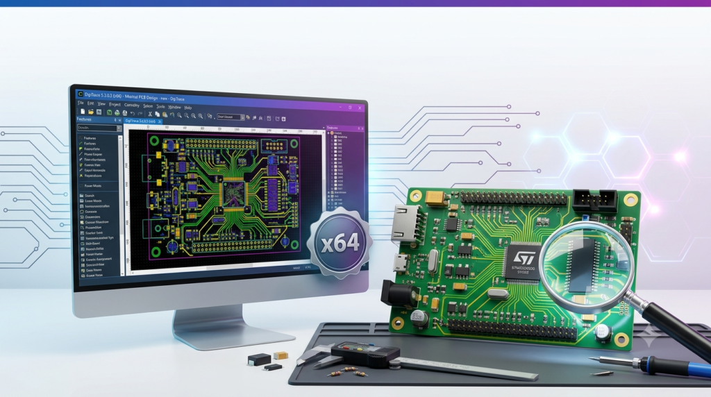 DipTrace 5.3 (Professional PCB Design with Interactive Editing)