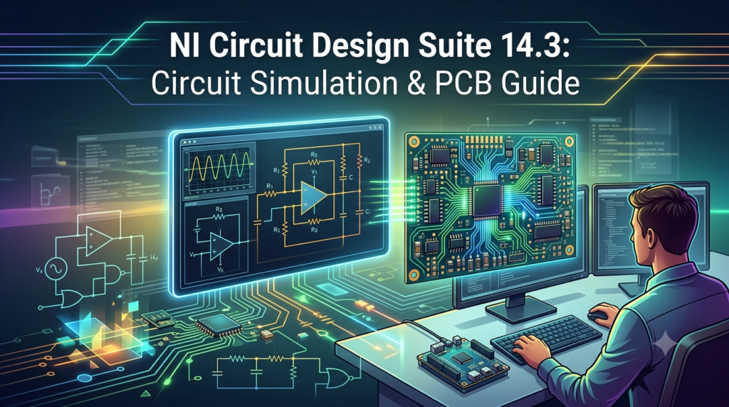 NI Circuit Design Suite 14.3 (Circuit Simulation & PCB Guide)