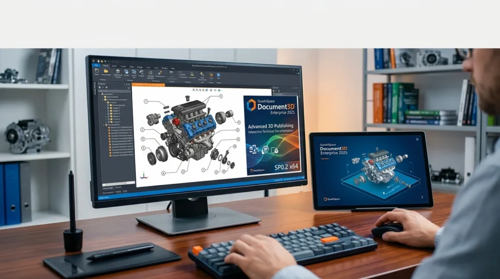 QuadriSpace Document3D Enterprise 2025 SP0.2 x64 (3D Pub SW)