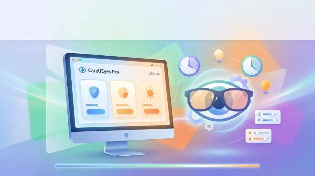 CareUEyes Pro 2.6.2 (Blue Light Filter Software)