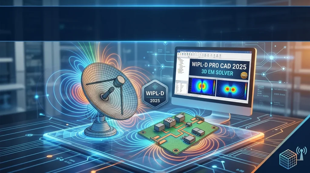 WIPL-D Pro CAD 2025 (Advanced 3D EM Solver & Pattern Making)