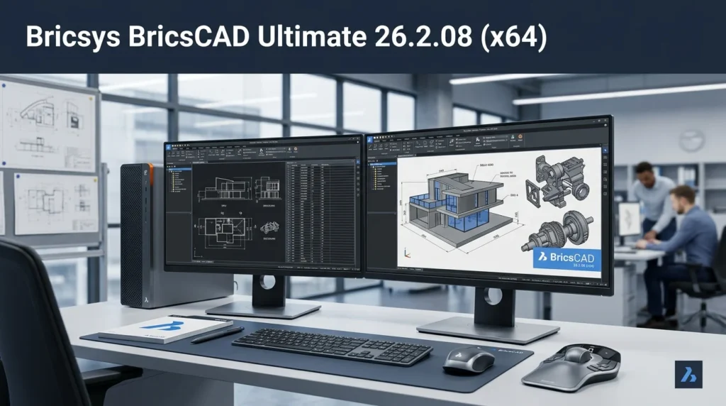 BricsCAD Ultimate 26.2.08 (Smart 2D/3D CAD, BIM & Mechanical)