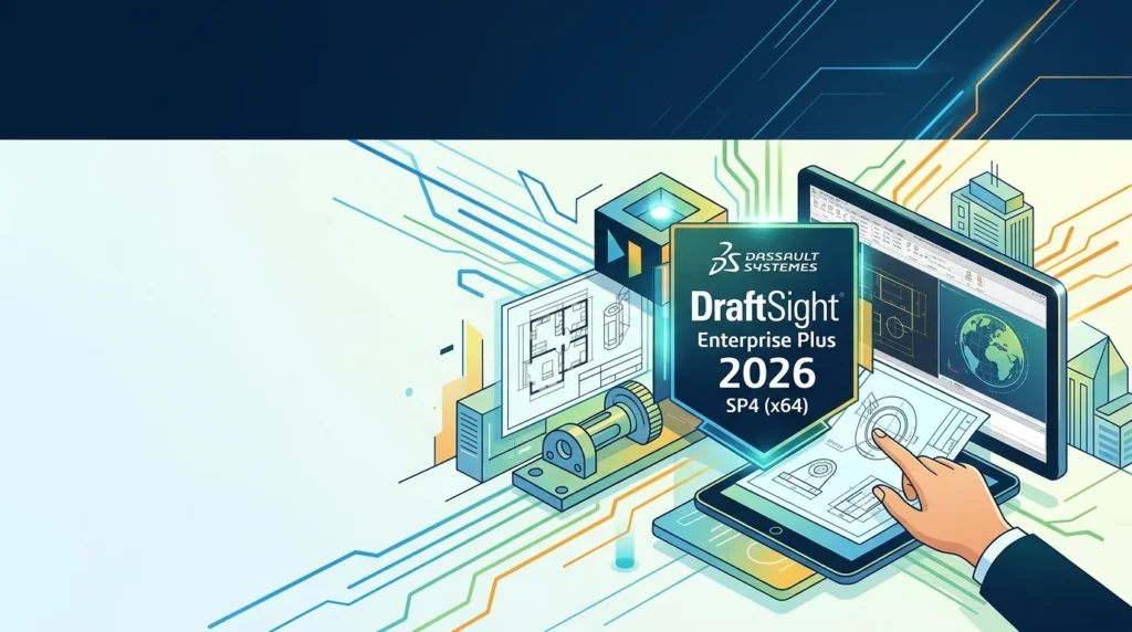 DraftSight Enterprise Plus 2026 SP4 (Smart 2D & 3D CAD Guide)