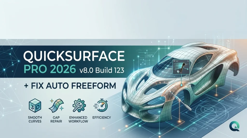 QuickSurface Pro 2026 Review (3D Scan-to-CAD Software Guide)
