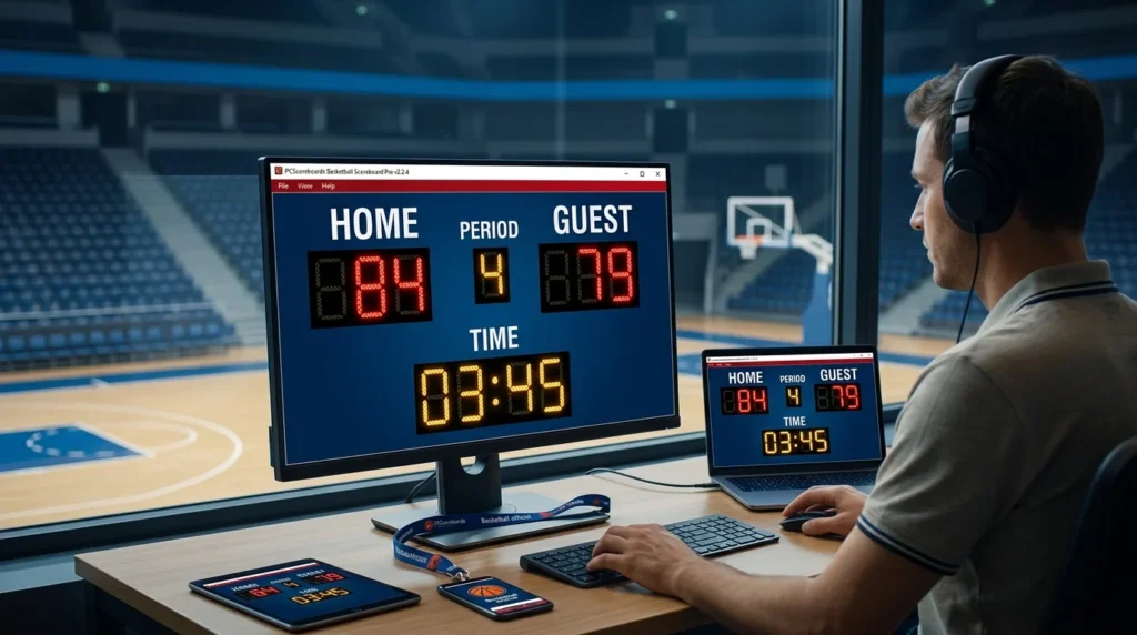 PCScoreboards Basketball Scoreboard