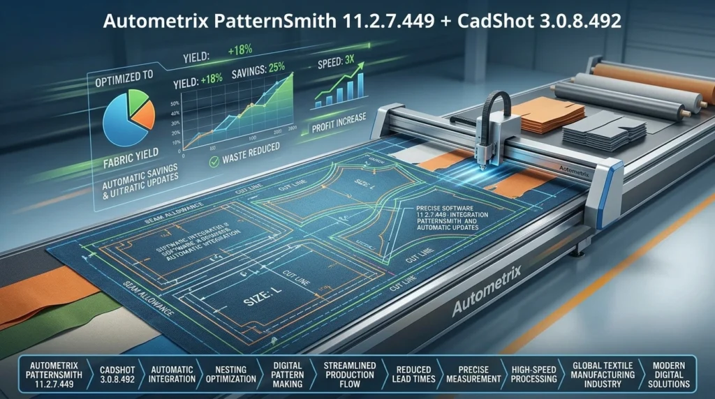 Autometrix PatternSmith + CadShot Textile Pattern CAD Guide