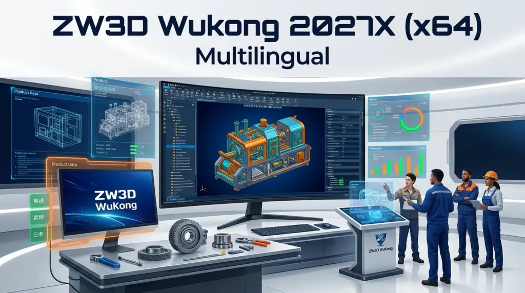 ZW3D Wukong 2027X (x64) Multilingual (Complete CAD/CAM Guide)